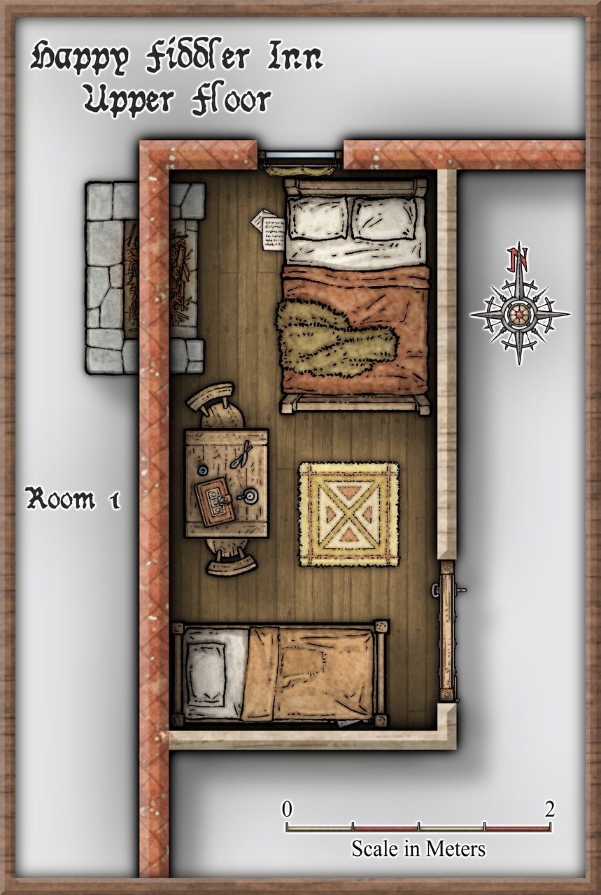 Nibirum Map: happy fiddler inn - level 3 - room 1 by Ricko Hasche